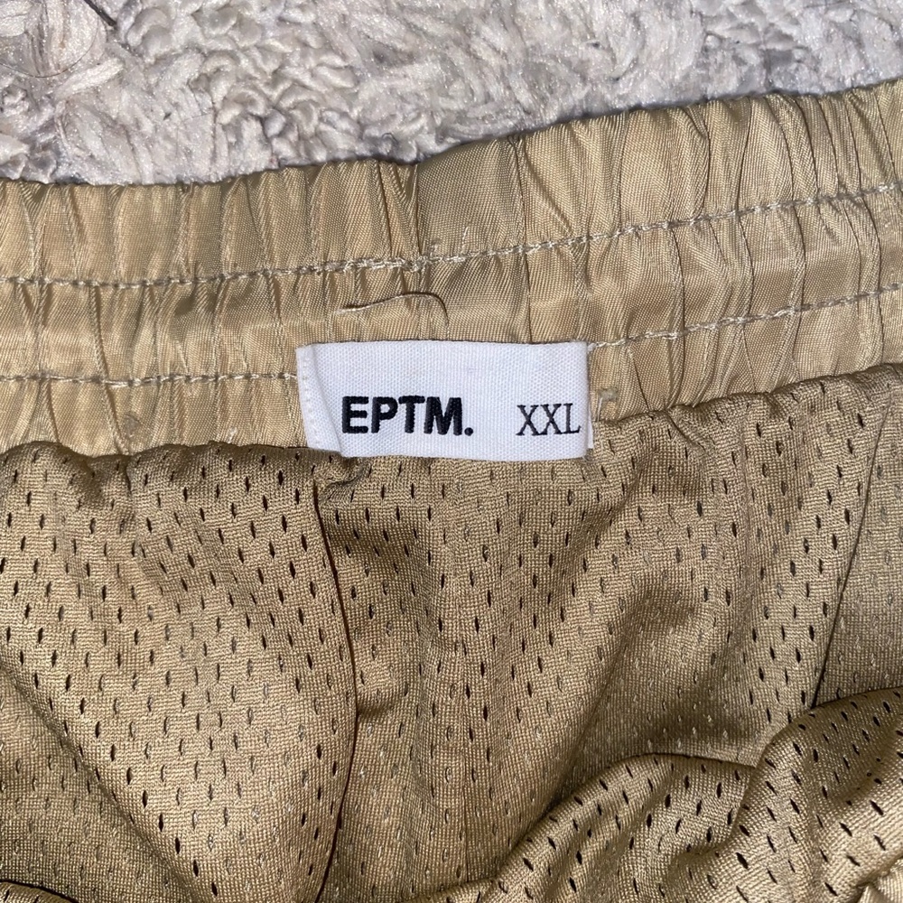 Men’s EPTM Shorts Tan Size XXL